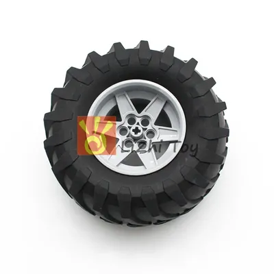 Technologie Rad 56mm D.x34mm Racing Medium 6 Pin Löcher mit Reifen 107x44R Traktor 23798 15038 Kompatibel Auto Bausteine Image