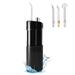GENKENT Cordless Water Flosser for Teeth Portable Rechargeable Oral Irrigator for Home Travel Black