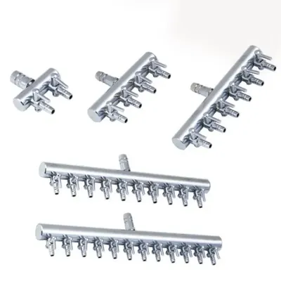 2 4 6 8 10 Wege Aquarium Luftverteiler Ventil Aquarium Luftpumpe Durchflussverteiler Pumpenventil Image