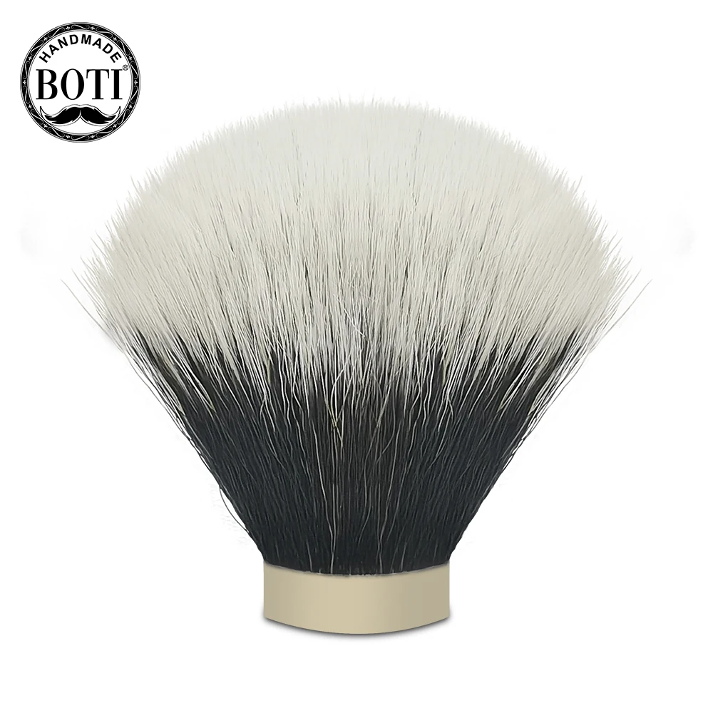 Boti Brush-2024 Neuer Smoking, dickes Haar, 6. synthetischer Knoten, Glühbirnenform, Bartbürste, Rasierer, Neoprenrasierer, Zubehör Image
