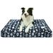 Exclusivo Mezcla Orthopedic Dog Bed for Medium Dogs Shredded Memory Foam Supportive Therapy Fillings Pet Bed Soft Warm Washable Cat Cuddler Bed Blue Cat 30 x20