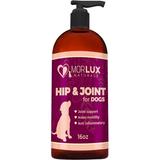 Morlux Naturals Liquid Glucosamine for Dogs Hip & Joint Supplement w/MSM Chondroitin Omega 3 Hyaluronic Acid All Breeds Green-Lipped Mussel for Improved Flexibility & Mobility Made in USA 16 Oz