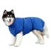 Blue Absorbent Cat And Dog Clothes 365 Grams Superfine Fiber Pet Bathrobe