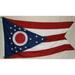 3x5 Embroidered State of Ohio 600D 2ply Nylon Flag 3 x5 Military Grade