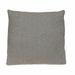 20" x 20" Black and Beige Woven Square Accent Throw Pillow