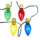 Kurt S. Adler UL 10 Multi-Colored Giant C7 Bulb Light Set 144-Inches
