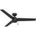 Open Box Hunter Cassius Indoor Outdoor Ceiling Fan Pull Chain Control 52 - MATTE BLACK