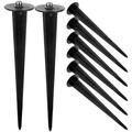 Accessories for Garden Ground Outdoor Light Stakes Fence Solar Lights Flood Bracket Road 8 Pcs