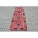 Runner Carpet Vintage Rug Turkish Rug Herki Carpet 32x96 inches Pink Carpet Outdoor Rug Stair Rug Office Rug Hallway Rug 9567