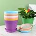 5 Sizes Flower Pot Round Planters Candy Color Mini Flowerpot