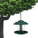 Dengmore Bird Feeder for Outdoor Hanging Plastic Bird Feeder Bird Food Tray Garden Yard Outside Decor Bird Food Distributor Outdoor Decoration