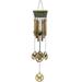 Garden Metal Tubes Wind Chimes Brass Bell Ornament Windbell Gift Yard Home Decor Butterfly 12 tubes