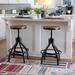 Caverly Backless 24-29 inch Adjustable Height Counter Stool (Set of 2)