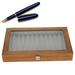 12 Slots Display Box Wood Pen Display Case Fountain Pen Storage Box Gifts Pen Display Case Storage Fountain Pen Collector Organizer Box