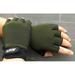 Outfmvch Gloves Winter Gloves Men Antiskid Cycling Bike Gym Fitness Sports Half Finger Gloves Gloves For Women Army Green L