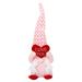 FAMTKT Valentine Gnomes Valentines Day Decor Faceless Doll Valentines Home Tabletop Elf Gnomes Decor Ornaments Sweet Valentines Day Gifts on Clearance