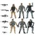 Model Soldier Toy Realistic Decor Kid Toys Accessories Action Figures Army Mini Soldiers Child