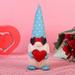 Gzwccvsn Valentines Gnomes Plush Decor Valentine Day Decorative Ornaments No Face Rudolf Doll Love Hat Couple Plush Doll Faceless Doll Gifts for Adult Kid