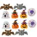 12 Pcs Children Accessory Toy Cars Funny Children s Pull-back Halloween Pumpkin Ghost Bat Small Gift Plastic