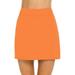 DondPO Skirts for Women Mini Skirt Womens Casual Solid Tennis Skirt Yoga Sport Active Skirt Shorts Skirt Summer Dresses Casual Dresses Womens Dresses Orange Dress M