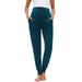 FRSASU Kids Pants Clearance Women s Solid Color Pants Stretchy Comfortable Lounge Pants Blue 10(XL)
