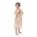 CSCHome Toddler Satin Robes Flower Girl Bath Robes Solid Color Simulation Silk Robe Long Sleeve Girls Robes 12m-8Y