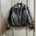 Nine West Jackets & Coats | Nine West Women’s Faux Leather Bomber Jacket | Color: Black | Size: Xl
