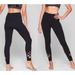 Athleta Pants & Jumpsuits | Athleta Solid Black High Rise Strappy Lattice Sublime 7/8 Tight Leggings | Color: Black | Size: M