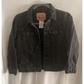 Levi's Jackets & Coats | Levi's Jacket Kids S 8 10 Faded Black Denim Look Stretch Button Up | Color: Black | Size: 10g