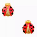 Kate Spade Jewelry | Clearance Salekate Spadelady Bug Cubic Zirconia Gold Stud Earringssale | Color: Gold/Red | Size: Os