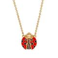 Kate Spade Jewelry | Kate Spade Ladybug Enamel Necklace Nwt | Color: Black/Red | Size: Os