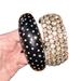 J. Crew Jewelry | J.Crew Chunky Crystal Bracelets | Color: Black/Gold | Size: Os