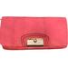 Coach Bags | Coach Large Leather Clutch. Coral Pink With Gold Closure | Color: Gold/Pink | Size: Os