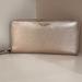 Kate Spade Bags | Kate Spade Morgan Gold Metallic Zip-Around Continental Wallet | Color: Gold | Size: Os