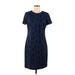 Calvin Klein Casual Dress - Sheath: Blue Dresses - Women's Size 8