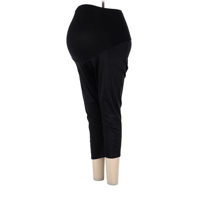 Motherhood Casual Pants - High Rise: Black Bottoms - Women's Size Medium Maternity