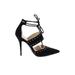 Jessica Simpson Heels: Pumps Stiletto Party Black Print Shoes - Women's Size 8 - Pointed Toe