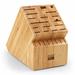 Cooks Standard 25 Slot Knife Storage Block without Knifes Wood in Brown | 9.5 H x 6.5 W x 11.5 D in | Wayfair 02665