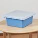ECR4Kids Square Bin w/ Lid, Storage Containers, 2-Pack in Blue | 6.77 H x 15.16 W x 15.16 D in | Wayfair ELR-16402-FB