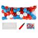 The Holiday Aisle® PMU New Year's Eve Party Balloon Drop Kit 100Pcs Assorted 9In, 5In Balloon w/ Hand Pump Pkg/1 in Blue | Wayfair