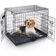 Maxxpet - Cage pour Chien 92x58x64 cm - Avec poignée - Caisse de transport pliante - 2 Portes