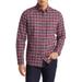 Tech-smart Trim Fit Plaid Flannel Button-down Shirt