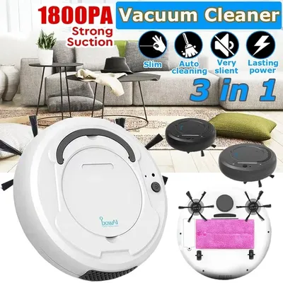 Bowai usb wiederauf ladbarer automatischer roboter staubsauger smart fegen trocken nass reinigungs maschine intelligenter staubsauger für zu hause Image