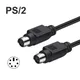 Ps/2 ps2 reines Kupfer Verlängerung kabel Maus Tastatur Verlängerung kabel Kopf rund Stecker zu