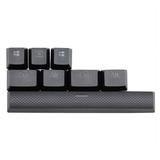 Trjgtas PBT Keycaps for K65 K70 K95 for G710+ Mechanical Gaming Keyboard Backlit Key Caps for Cherry MX(Black)