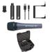 XSW-D Wireless Portable Interview Set Includes XLR Female Plug-On Transmitter and 3.5mm Camera-Mount Receiver - Bundle With SKB iSeries 3I0705-3 Molded Case Sennheiser e835 Vocal Mic