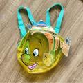 Disney Other | Disney Little Mermaid Flounder Backpack | Color: Blue/Yellow | Size: Mini