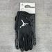 Nike Accessories | Nike Jordan Vapor Jet 7.0 Football Gloves Black W/ Elephant Print - Men's Size M | Color: Black | Size: M