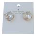 Kate Spade Jewelry | Nwt Kate Spade Clear Blingy Stud Earrings | Color: Gold/Silver | Size: Os