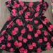 Torrid Dresses | Off Shoulder Floral Dress | Color: Black/Pink | Size: 4x